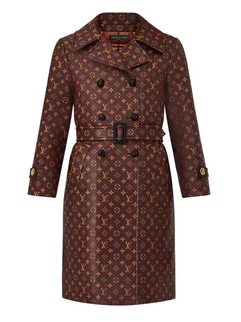 louis vuitton monogram belted trench|Products by Louis Vuitton: Monogram Toile Trench Coat.